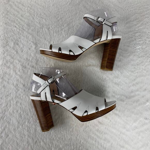 Nine West Women's Delilah Open Toe Block Heels Size 10M - Picture 6 of 10